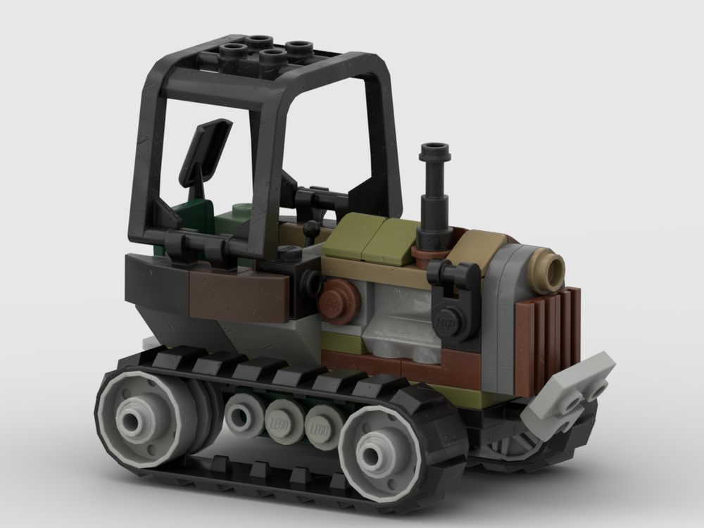 Lego tracked tractor