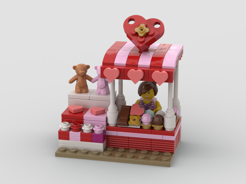 Lego Valentine's Day Stand