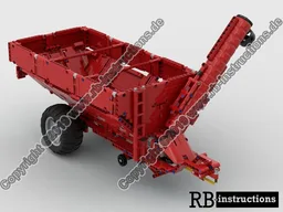 Horsch overloading trailer for Claas Xerion 5000 (Überladewagen)