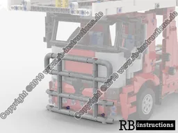 Bull catcher Version 2 for 42098 Car Transpoter and C-Modell Tractor Unit