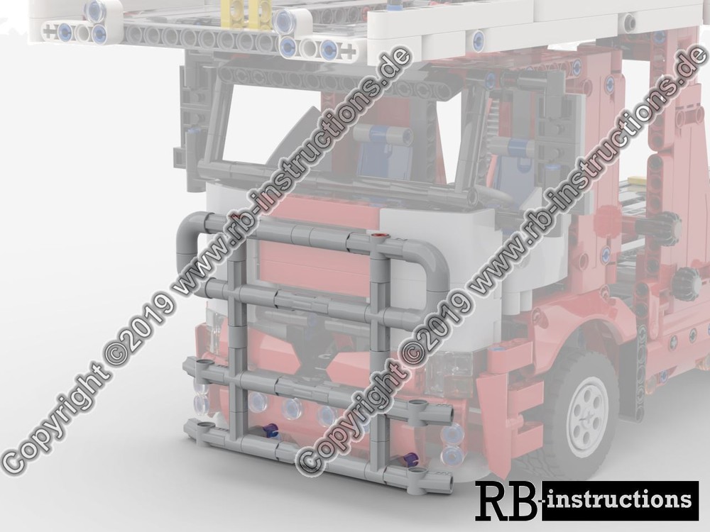 Lego Bull catcher Version 2 for 42098 Car Transpoter and C-Modell Tractor Unit