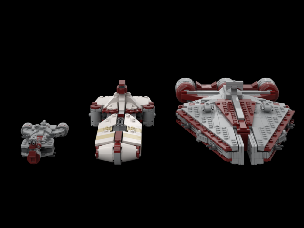 Lego Combined UCS Venator Support Fleet
