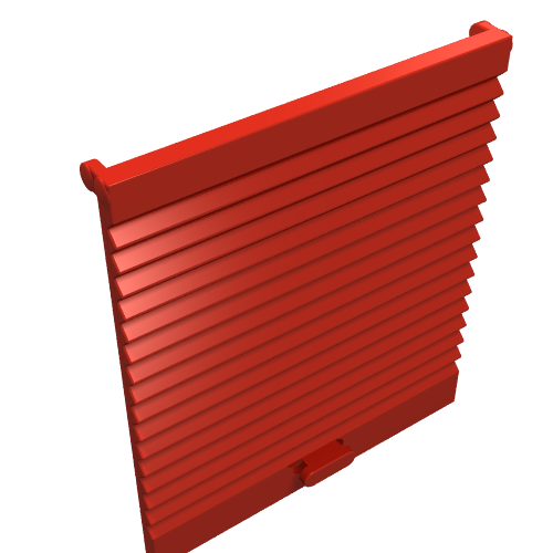 Lego Door 1 x 4 x 4 Lift / Red