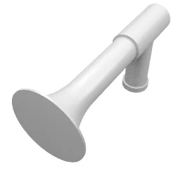 Horn / Car Air Horn / Chrome Silver