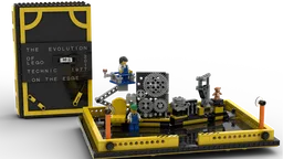 LEGO Pop up book Technic sytle