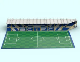 Kop Stand Model of St Andrews @ Knighthead Park Stadium