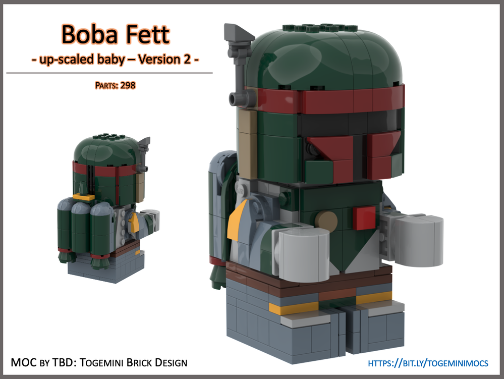 Lego Boba - up-scaled baby - Version 2