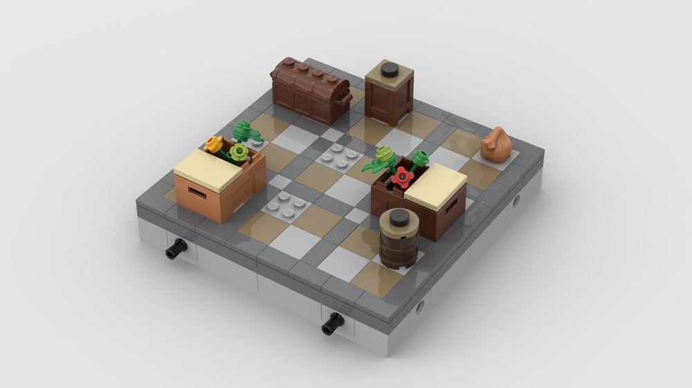 Lego Mini-Medieval-Modulars 43 - "Empty Square"