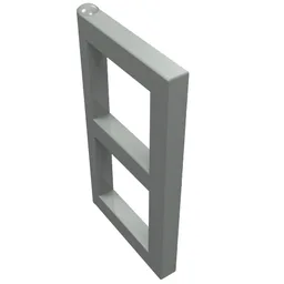 Window 1 x 2 x 3 Pane / Light Gray