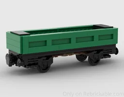 Cargo Train Open Wagon (6-wide)