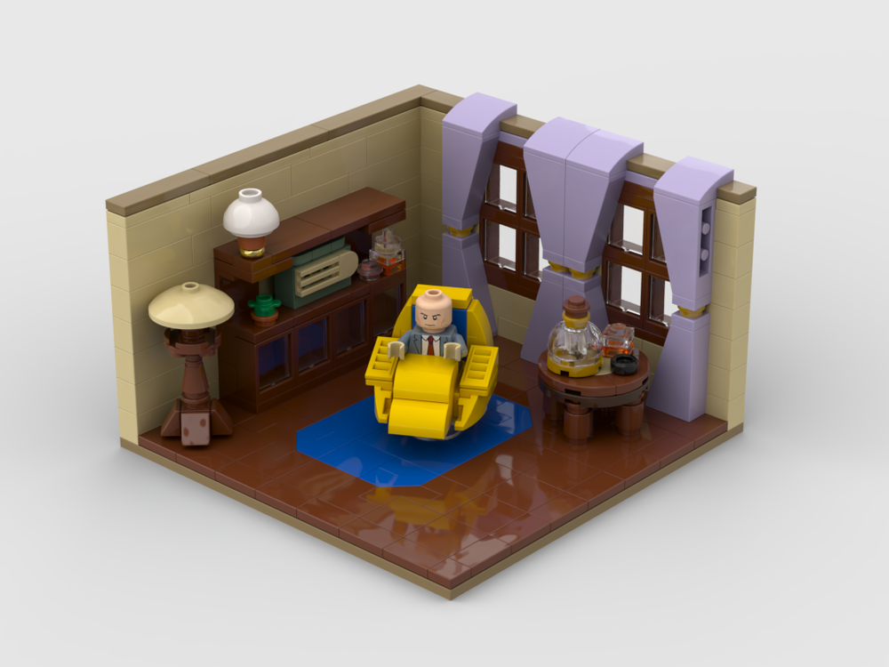 Lego Xavier's chair + Display