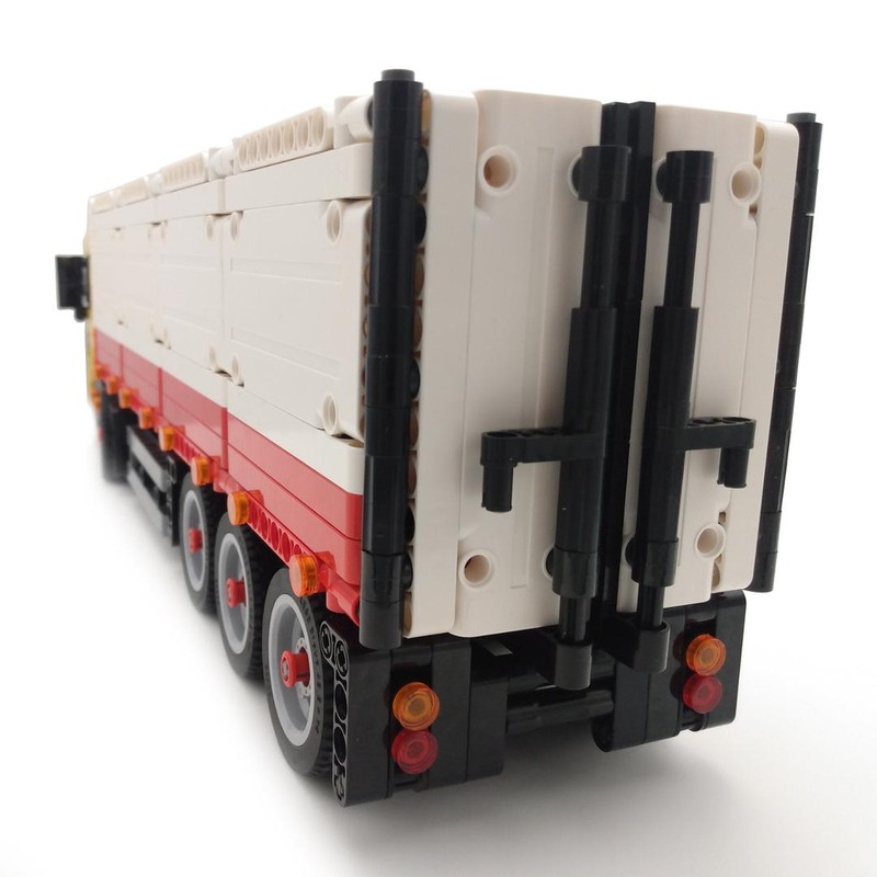 Lego Box Trailer for Mini RC European Style Semi Tractor