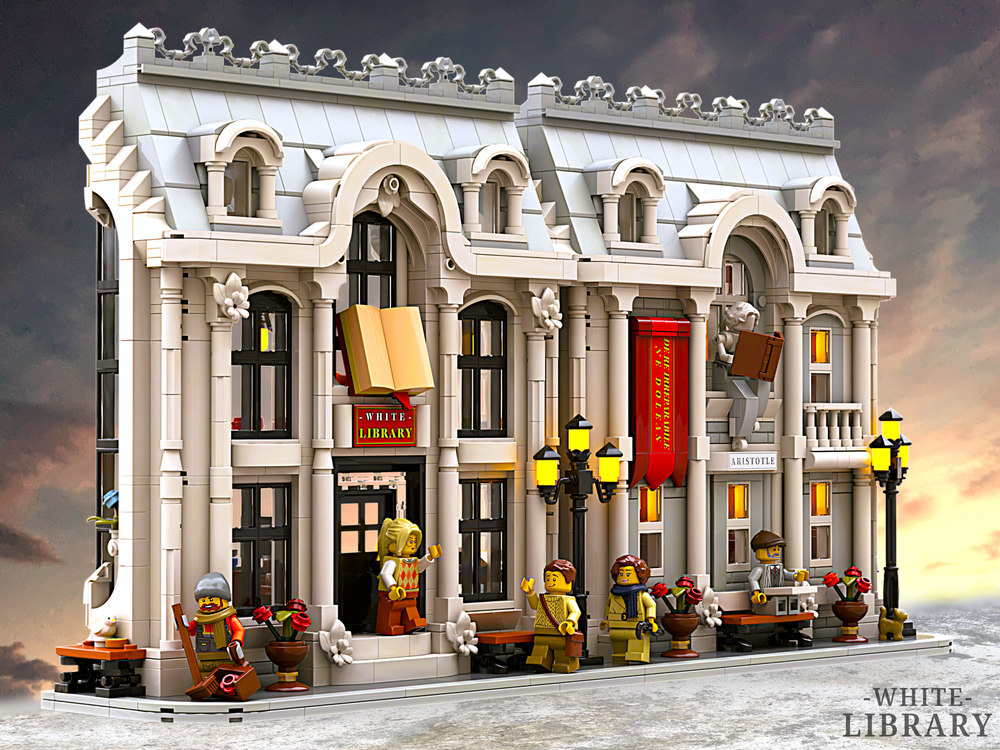 Lego White Library ver1