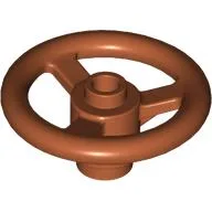 Technic Steering Wheel Small (3 Studs Diameter) / Dark Orange