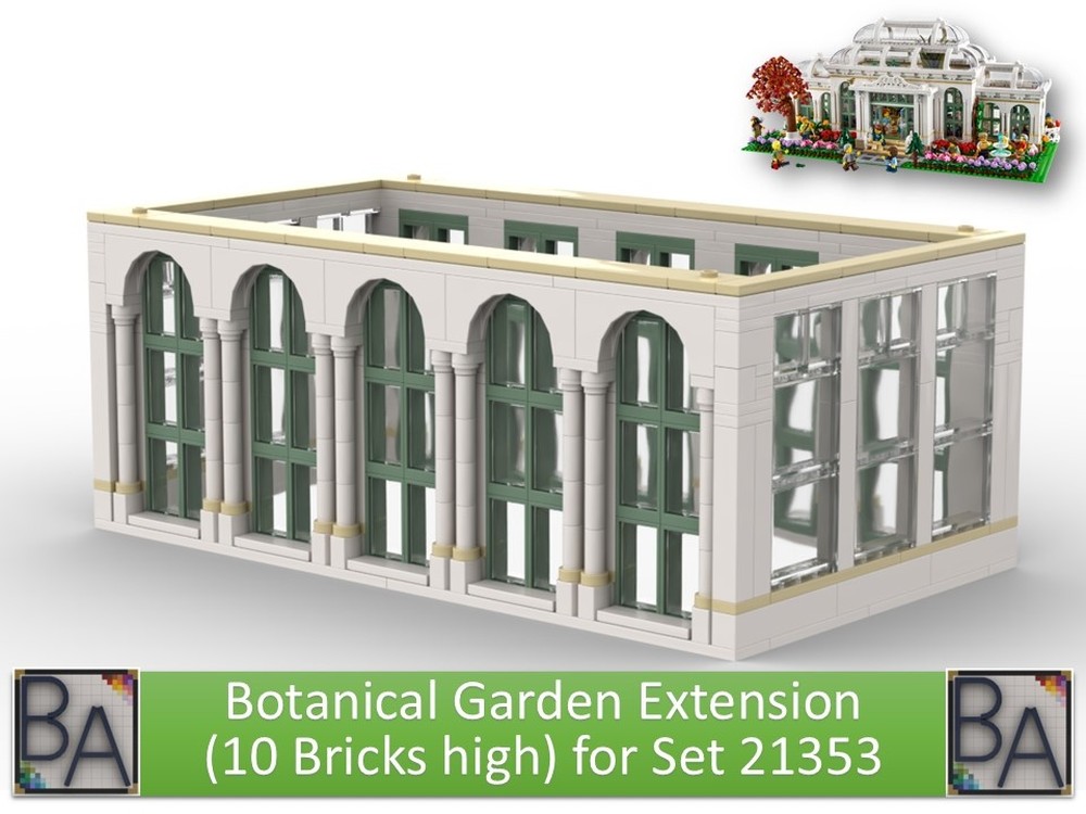 Lego Botanical Garden Extension (10bricks) for Set 21353