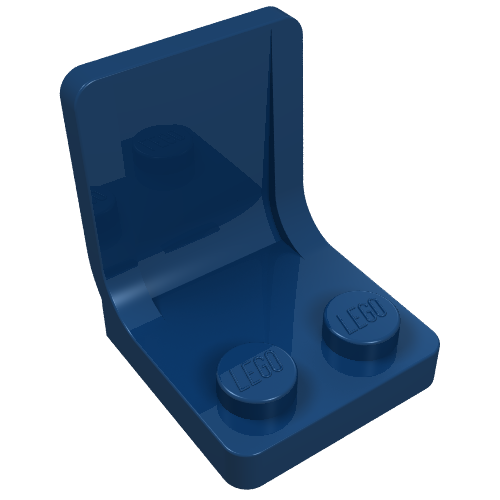 Lego Seat / Chair 2 x 2 / Dark Blue