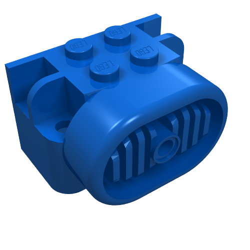 Lego Fabuland, Motor / Engine Block, Airplane / Blue