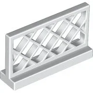 Fence Lattice 1 x 4 x 2 / White