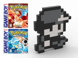 Pokémon Red & Blue Trainer Game Boy Sprite