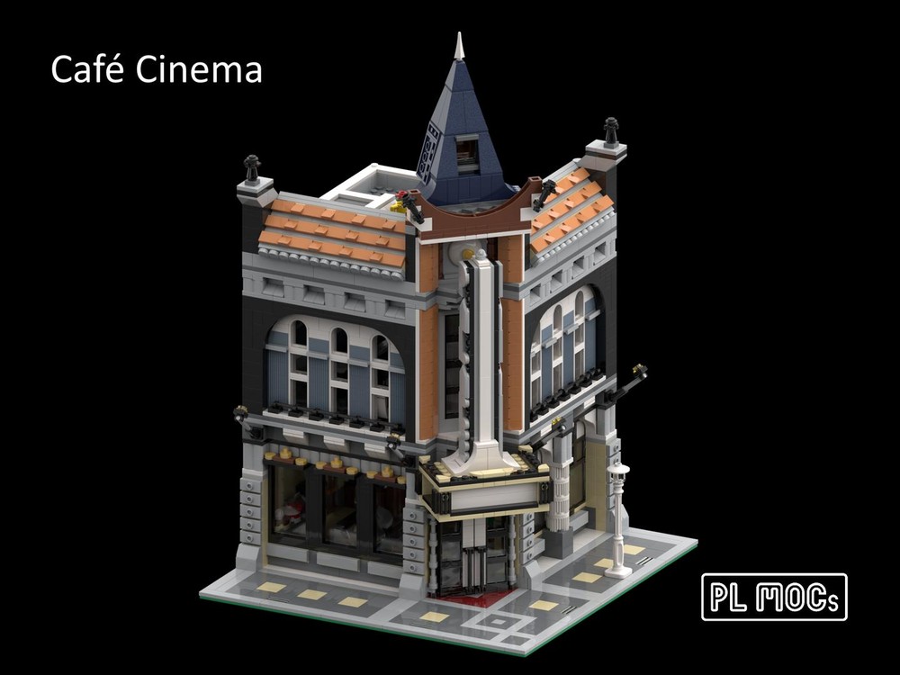 Lego Café Cinema - 10255 Assembly Square Alternative Build