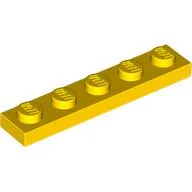 Plate 1 x 5 / Yellow