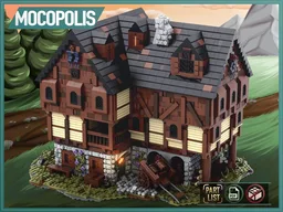 LEGO MOC Medieval House #3 (Tavern) | PDF instructions (NO PARTS)