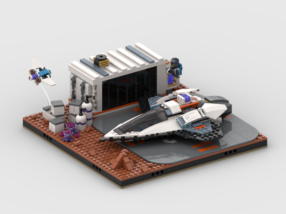 Lego Display for set 60430 - Interstellar Spaceship