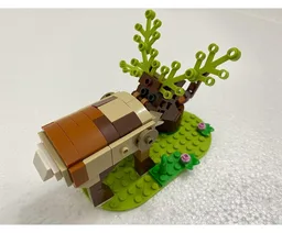 Deer with Tree Stump