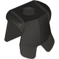 Minifig Neckwear Armor Breastplate with Leg Protection [Plain] / Pearl Titanium