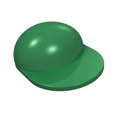 Hat / Cap Long Peak [Plain] / Green