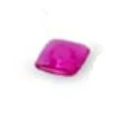 Clikits Icon, Square 2 x 2 Small with Pin [Polished] / Trans-Dark Pink