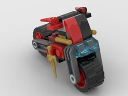 71838 Kai's Harlequin Motorbike