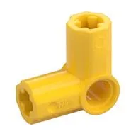 Technic Axle and Pin Connector Angled #6 - 90° / Yellow