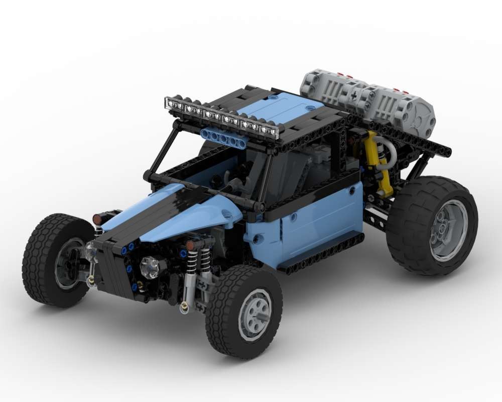 Lego Buggy with two BuWizz motors [C+]