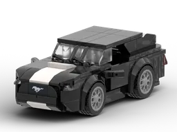 Ford Mustang 2020 Black Version Stud6