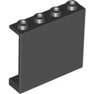 Panel 1 x 4 x 3 [Hollow Studs] / Black