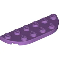 Plate Round Corners 2 x 6 Double / Medium Lavender