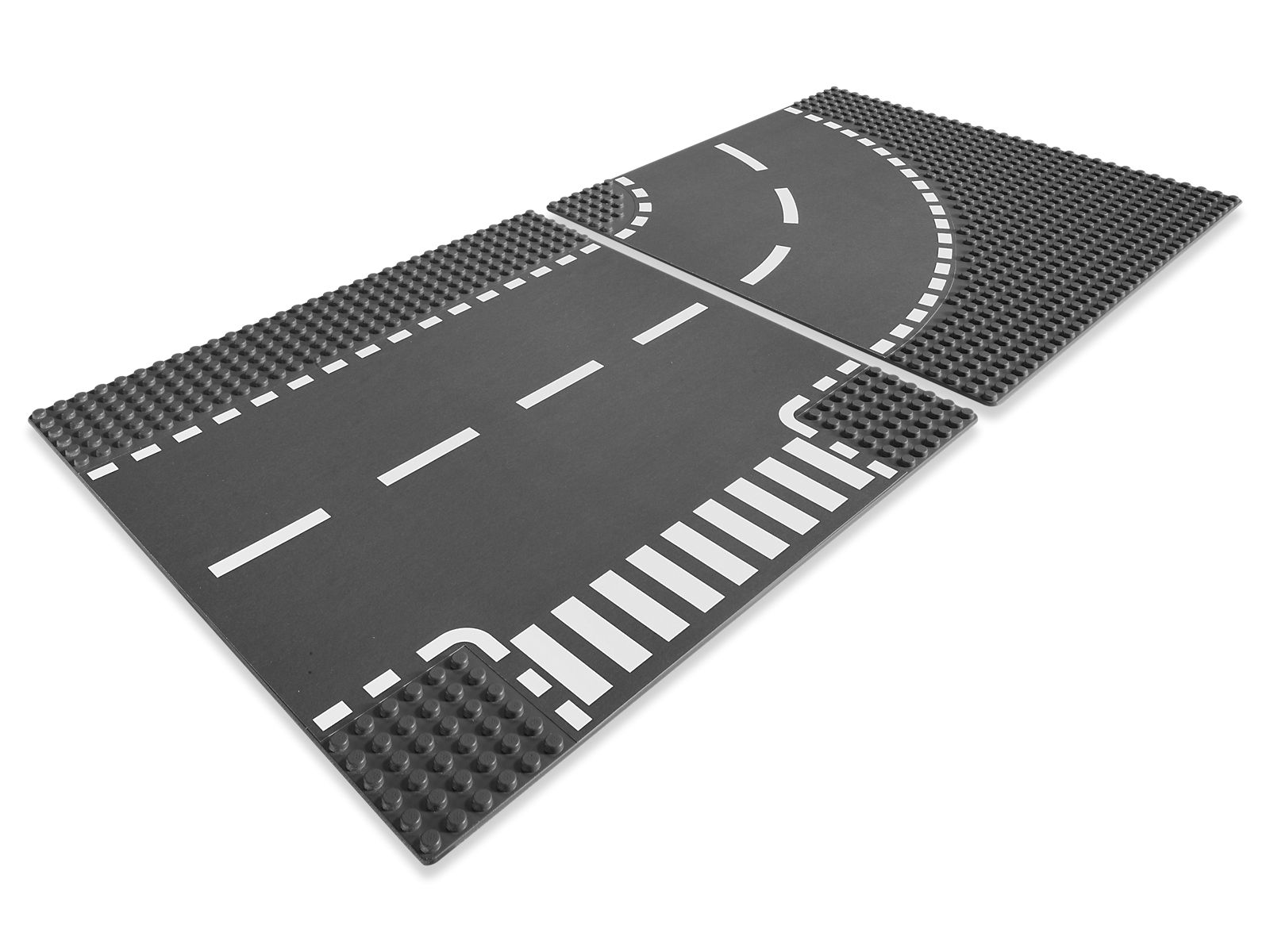 Lego T-Junction & Curved Road Plates