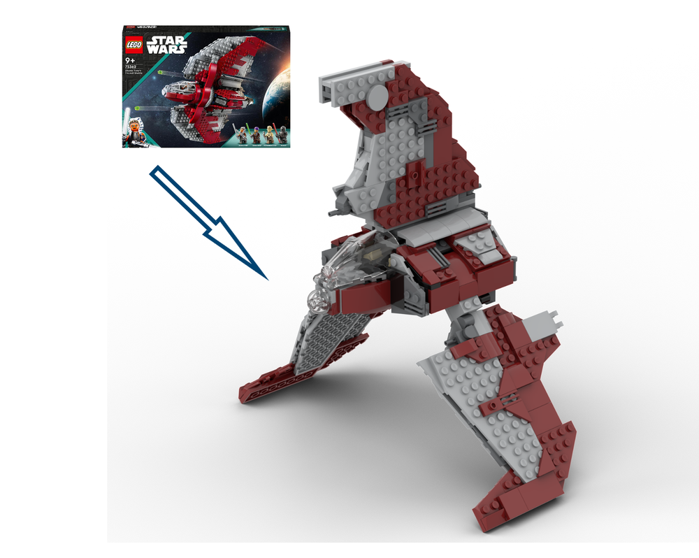 Lego "ETA Class Shuttle" 75362 alternative build (MOC)