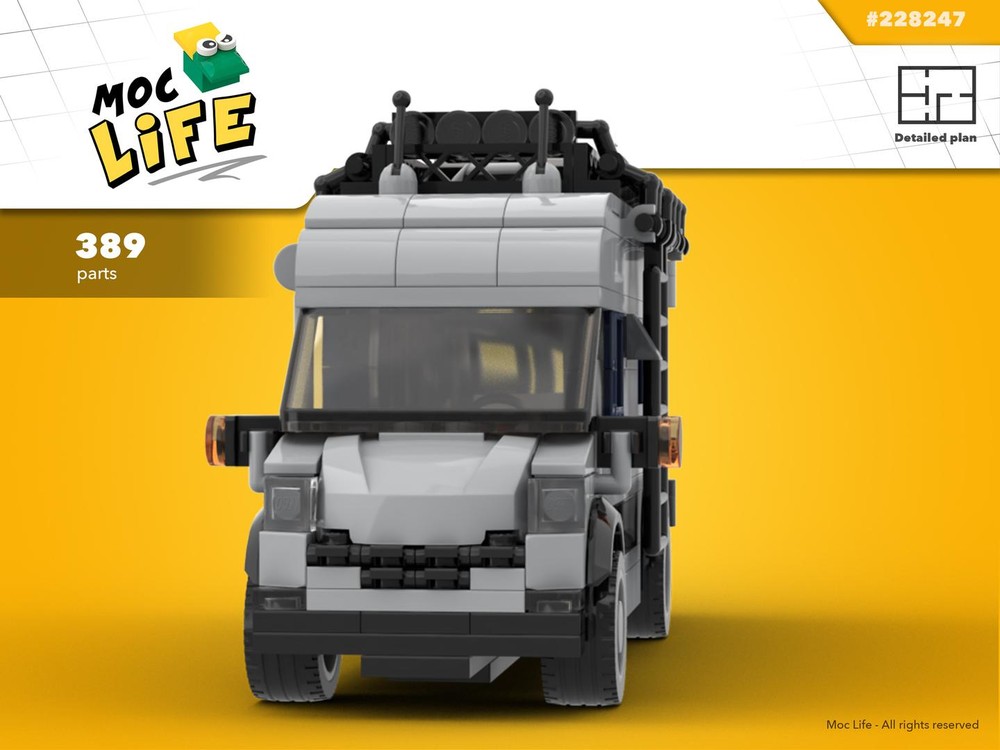 Lego Iveco Daily camper van
