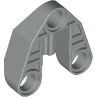 Lego Technic Connector Block 3 x 3 Triangular with Axle, and Pin Hole / Light Gray