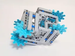 Geared cube net
