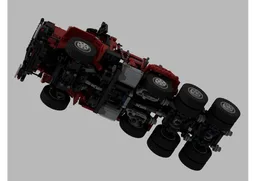 Oshkosh M911 Red Version HET (Heavy Equipment Transporter)