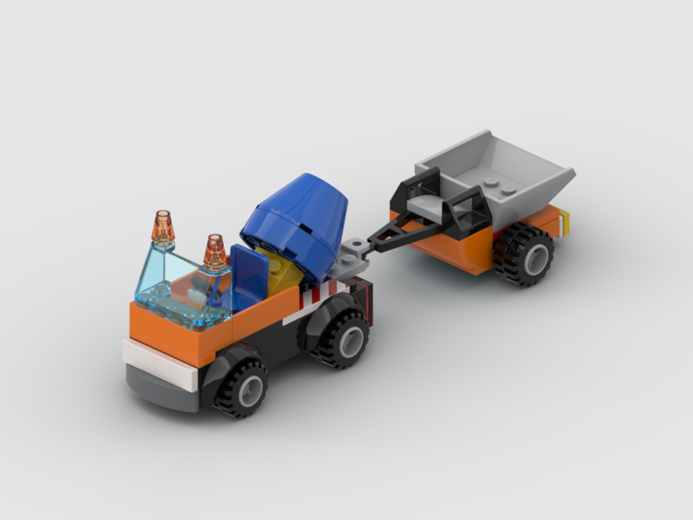 Lego 10750 Cement Truck with Trailer
