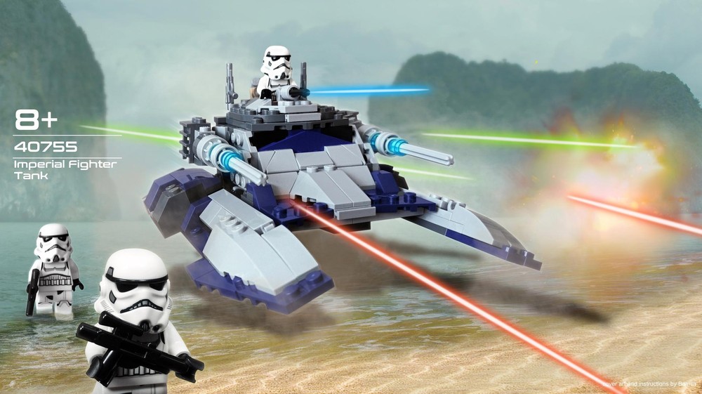 Lego Imperial Fighter Tank - Alt Build for 40755 Imperial Dropship vs. Rebel Scout Speeder