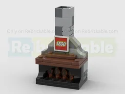 Animal Crossing Lego Fireplace