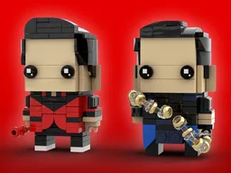 Shang-Chi & Wenwu Brickheadz LEGO MOC - Marvel Studios Shang-Chi and the Legend of the Ten Rings