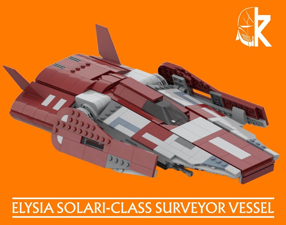 Lego Elysia Solari-Class Surveyor Vessel (commision)