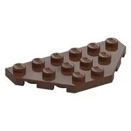 Wedge Plate 3 x 6 Cut Corners / Brown