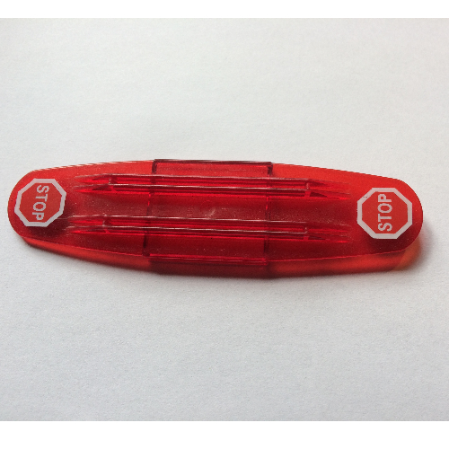 Lego Duplo Train Intelligent Train Smart Brick with Stop Sign Print / Trans-Red